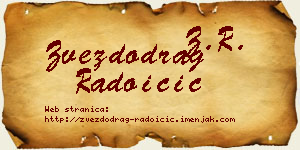 Zvezdodrag Radoičić vizit kartica